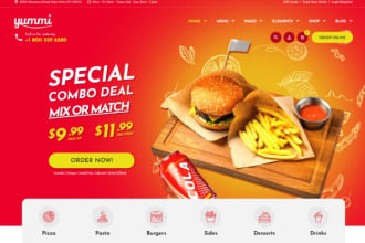 build a restaurant website in wordpress
