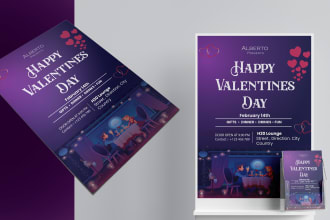 design wedding, birthday invitation cards and flyers for your event