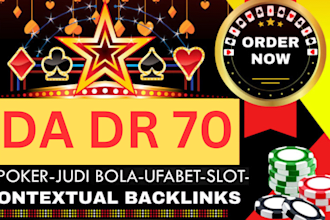 do high quality da DR 70 SEO dofollow backlinks