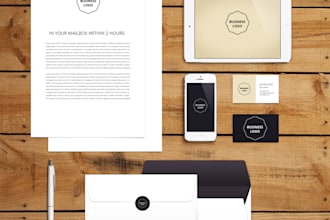 make a fancy logo mockup  in 1 HOUR Guaranteed