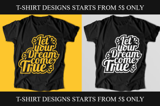 create trendy t shirt design qoute in just 24 hours
