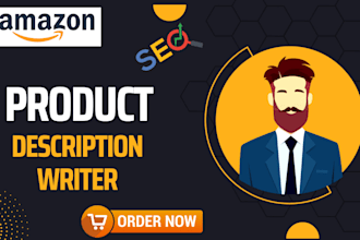 write catchy product description with SEO for amz listings or products