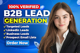 do b2b lead generation, linkedin leads, targeted leads, and prospect email list