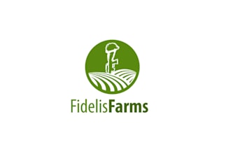 design powerful elegant fidelis farms logo for you