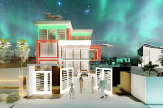 design your house or building in the earth of metaverse