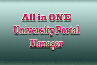 manage your online university portal