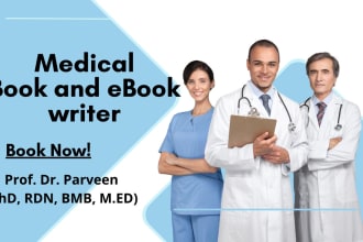 ghost write medical book ebook article and content blog