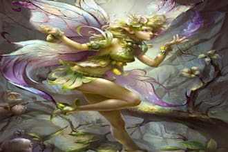 draw a fantasy illustration