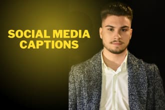 write engaging social media captions