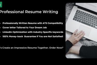 write ats friendly CV, resume, cover letter, and linkedin