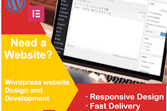create a wordpress website with elementor pro