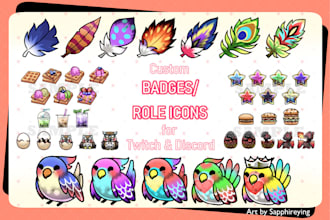 draw custom badges for twitch and discord