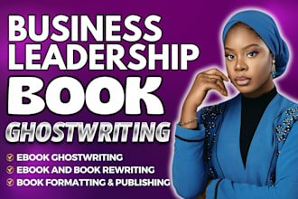 be your amazon KDP self help, business ebook ghostwriter, book writer