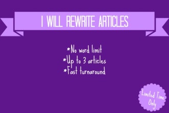 rewrite articles