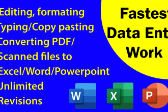 do fastest excel data entry and copy pasting work