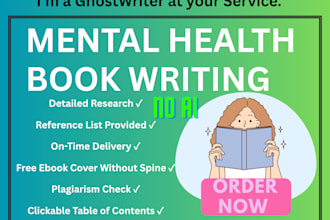 ghostwrite a mental health book