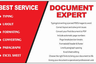 format, design, edit microsoft word