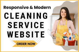 build cleaning service website with appointment cleaning booking system