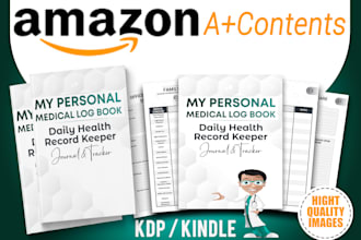 create amazon kdp a plus contents, 3d design for your book in jpg, png, pdf