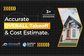 do material take off and detailed cost estimation