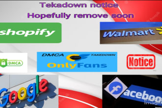 remove copyright listing over onlyfans,walmart,google,shopify,fb,under dmca