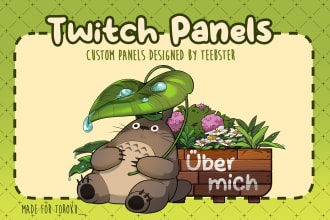 draw chibi panels for your twitch channel