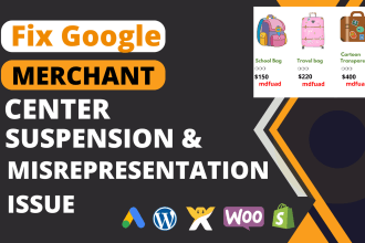 fix google merchant center suspension