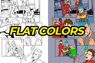 make the color for your comics