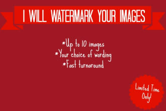watermark your images