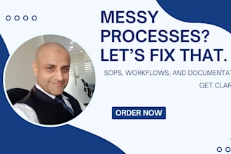 design sops, business workflows, and process documentation