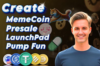build meme coin, ico, presale, launchpad, web3 dapp, pump fun on solana plasma