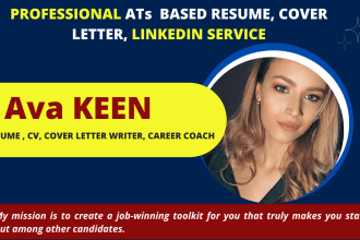 be your professional resume designer, CV, cover letter writer