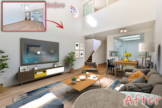 do virtual staging virtual furniture for real estate seller
