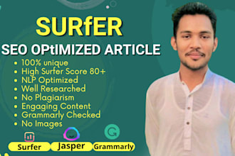 write engaging surfer SEO optimized content using jasper