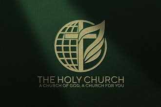 design unique and innovative minimalist church logo for you