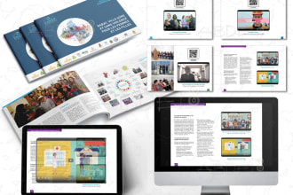print or interactive newsletter brochure or annual report