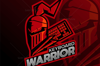 design awesome vector mascot, vintage, retro gaming, logo