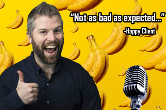 provide a professional male voiceover stupidly fast