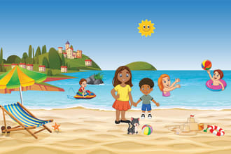 do children story book illustrations