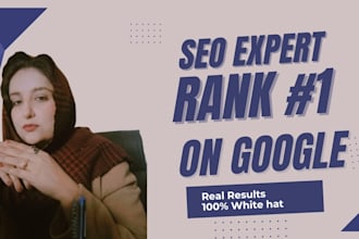 do complete white hat SEO optimization for google first page