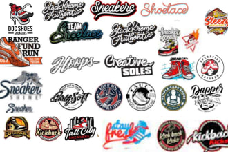 design premium shoes logo for your sneaker brand and sneakers store
