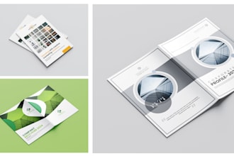 design business brochure, proposal, company profile magazine, catalog, booklet