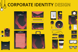 design unique corporate identity with minimalist logo