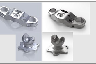 3d design of mechanical component and 3d modeling