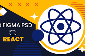 convert figma xd and psd files into a react web app
