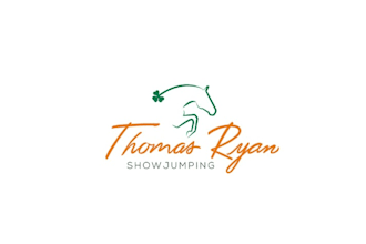 do awesome modern amazing thomas ryan showjumping logo with package