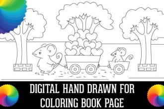 create a coloring book page from any image for the KDP business