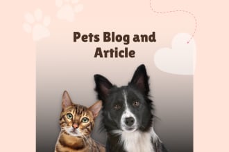write animal bird and wildlife pet articles for a pet blog
