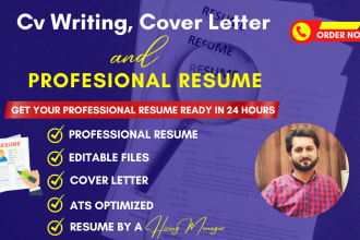 deliver 12 hours professional resume maker and tech cv writing writing service