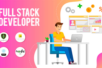 develop full stack web application with react js and laravel